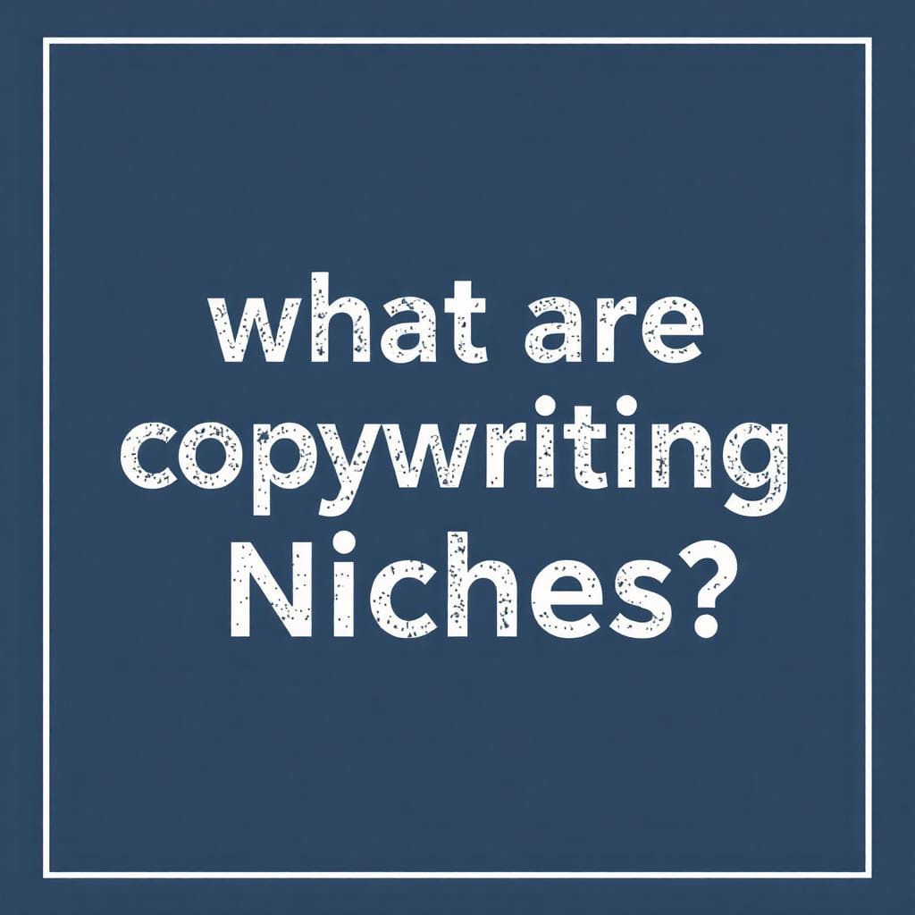 copywriting niche