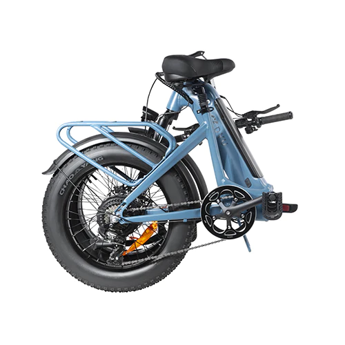 DYU FF500 Folding Fat Tire Electric Bike Folded