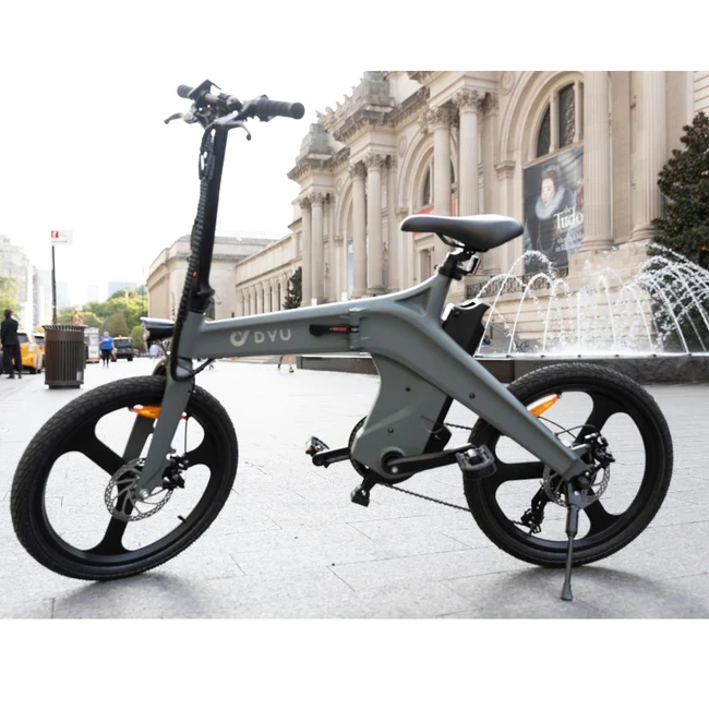DYU T1 10Ah Pedal-Assist Torque Sensor Foldable Electric Bike City Fountain L