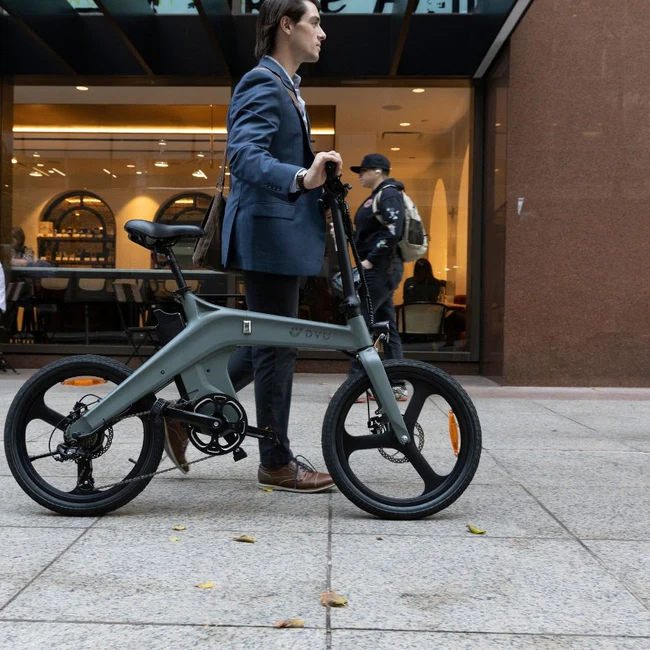 DYU T1 10Ah Pedal-Assist Torque Sensor Foldable Electric Bike City Walking R