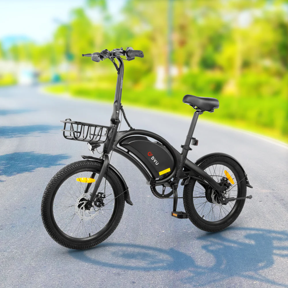 DYU D20 20 Inch Folding Ebike Lifestyle FL