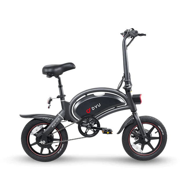 DYU D3+ 14 Inch Mini Folding Electric Bike with Smart App