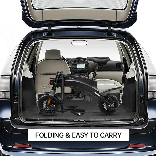 DYU S2 10 Inch Mini Electric Bike SUV Trunk L