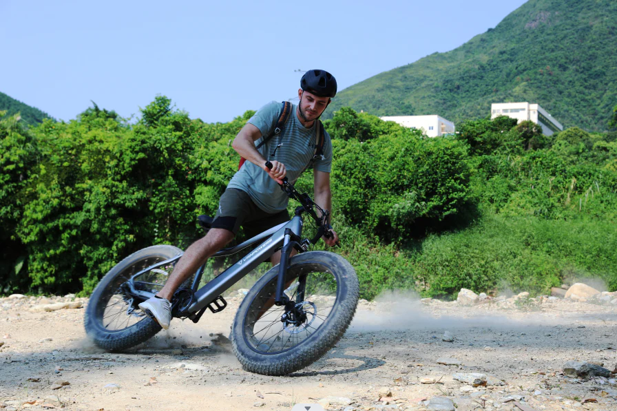 Vanpowers Manidae Fat Tire Electric Bike Lifestyle Gravel FR