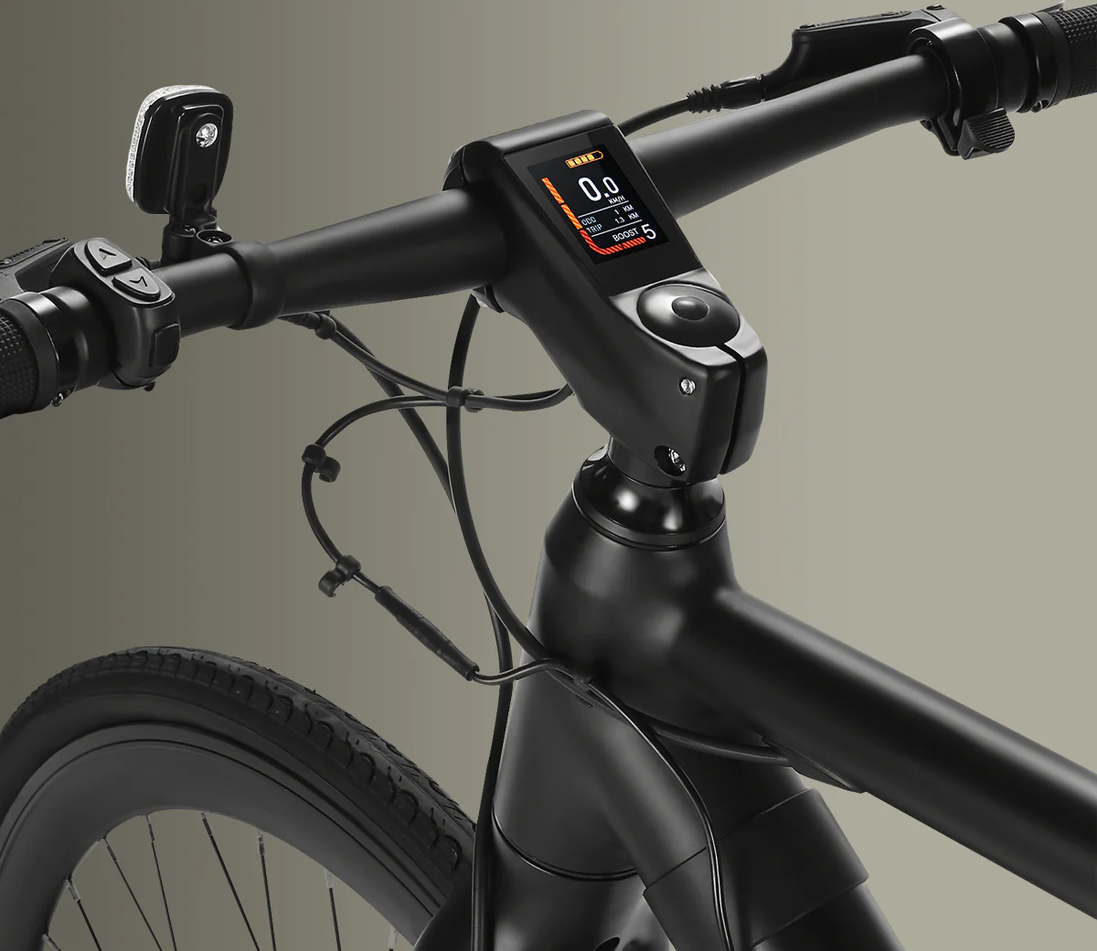 Vanpowers Commuter Step Over City Electric Bike Handlebars Display Controls BLT