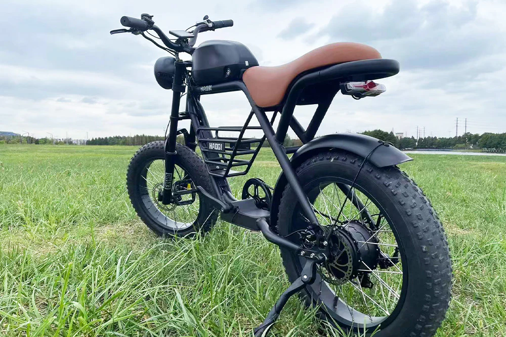 HAOQIE Rhino Moped Style Electric Bike Lifestyle BL2