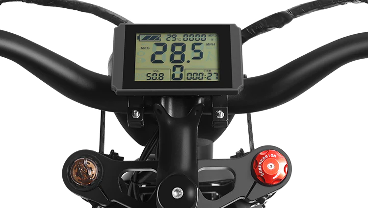 HAOQIE Rhino Moped Style Electric Bike Display TDB