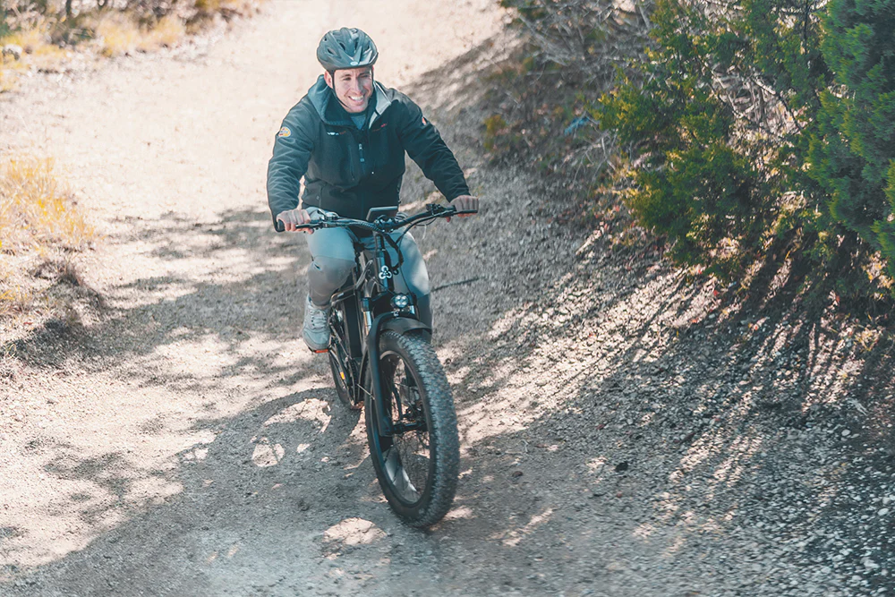 HAOQI Upgraded Eagle Step Over Long Range Electric Bike Lifestyle F