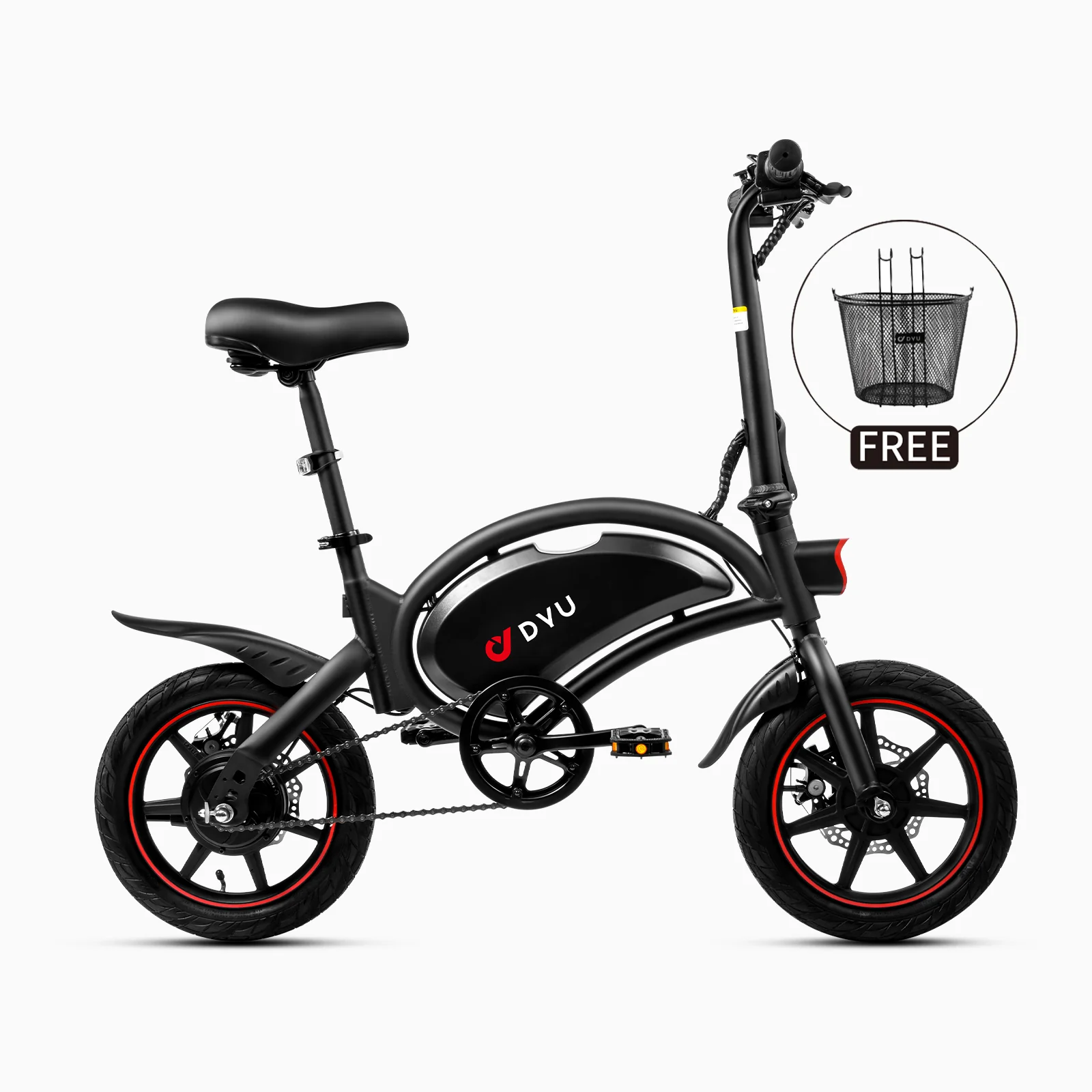 DYU D3F 14 Inch Mini Folding Electric Bike
