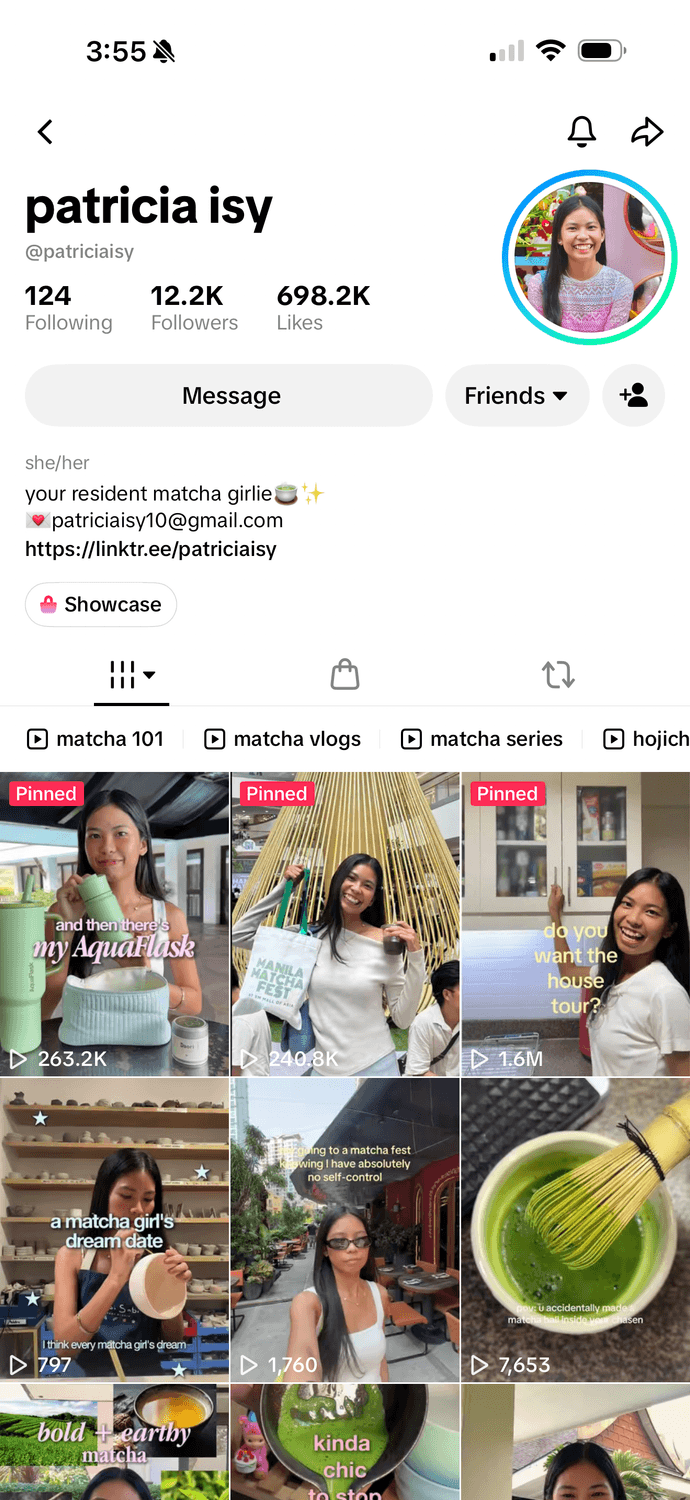 Patricia Isy's TikTok profile: 12.2K followers, 698.2K likes