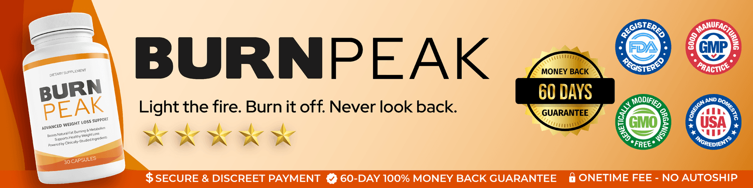 Burn Peak Official Product Banner