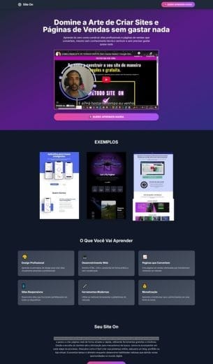 Exemplo de site 2
