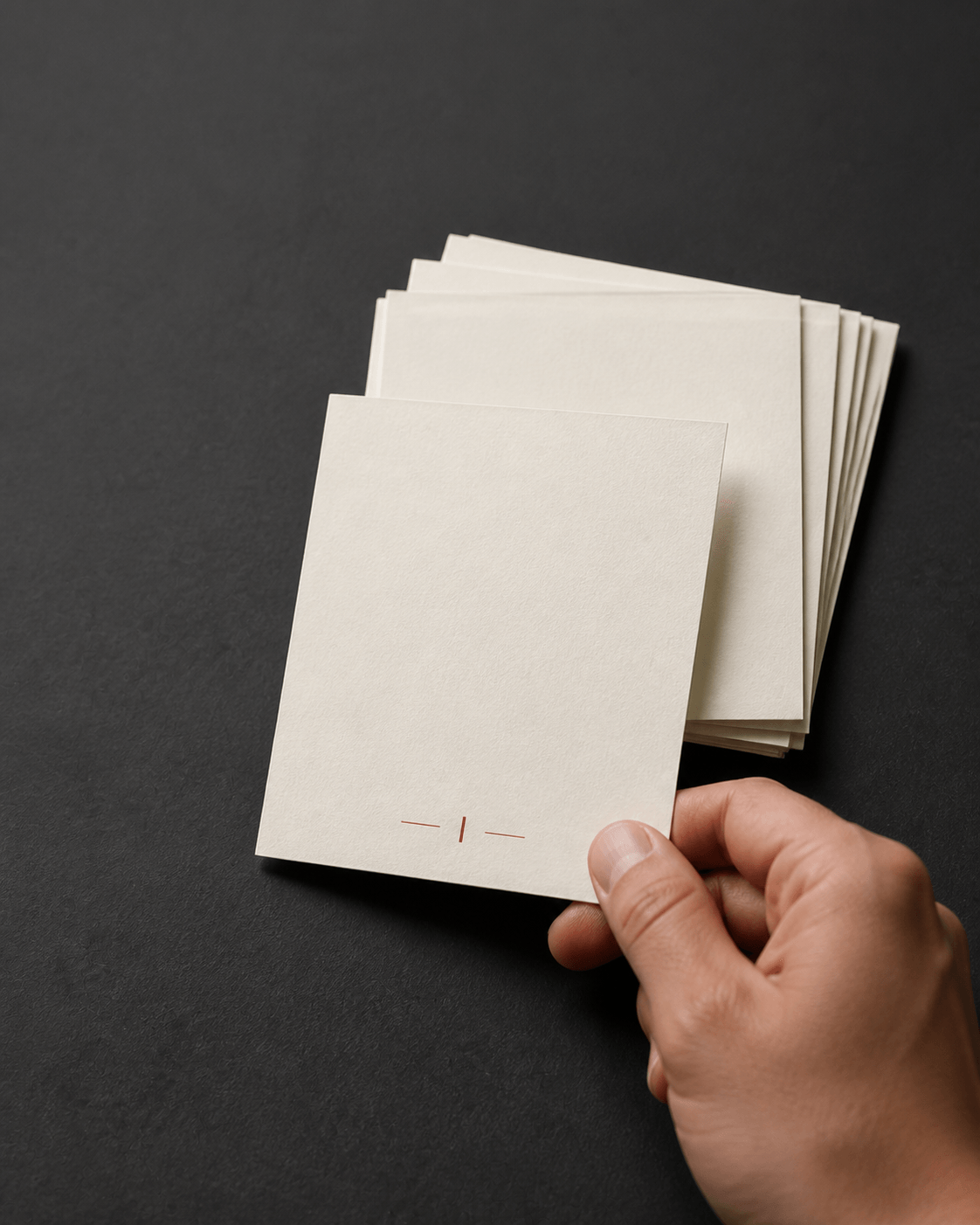 single ivory action card