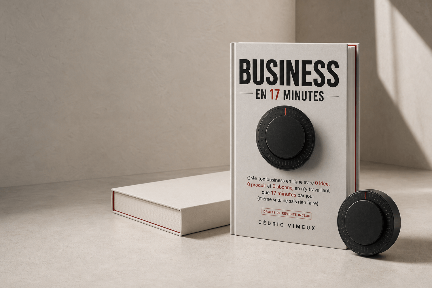 Mockup studio du guide BUSINESS EN 17 MINUTES