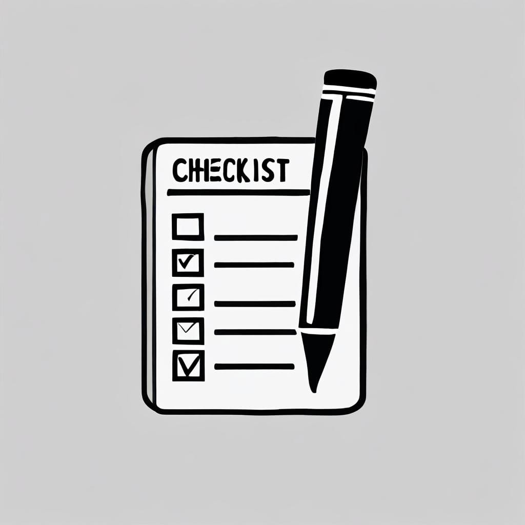 checklist pen