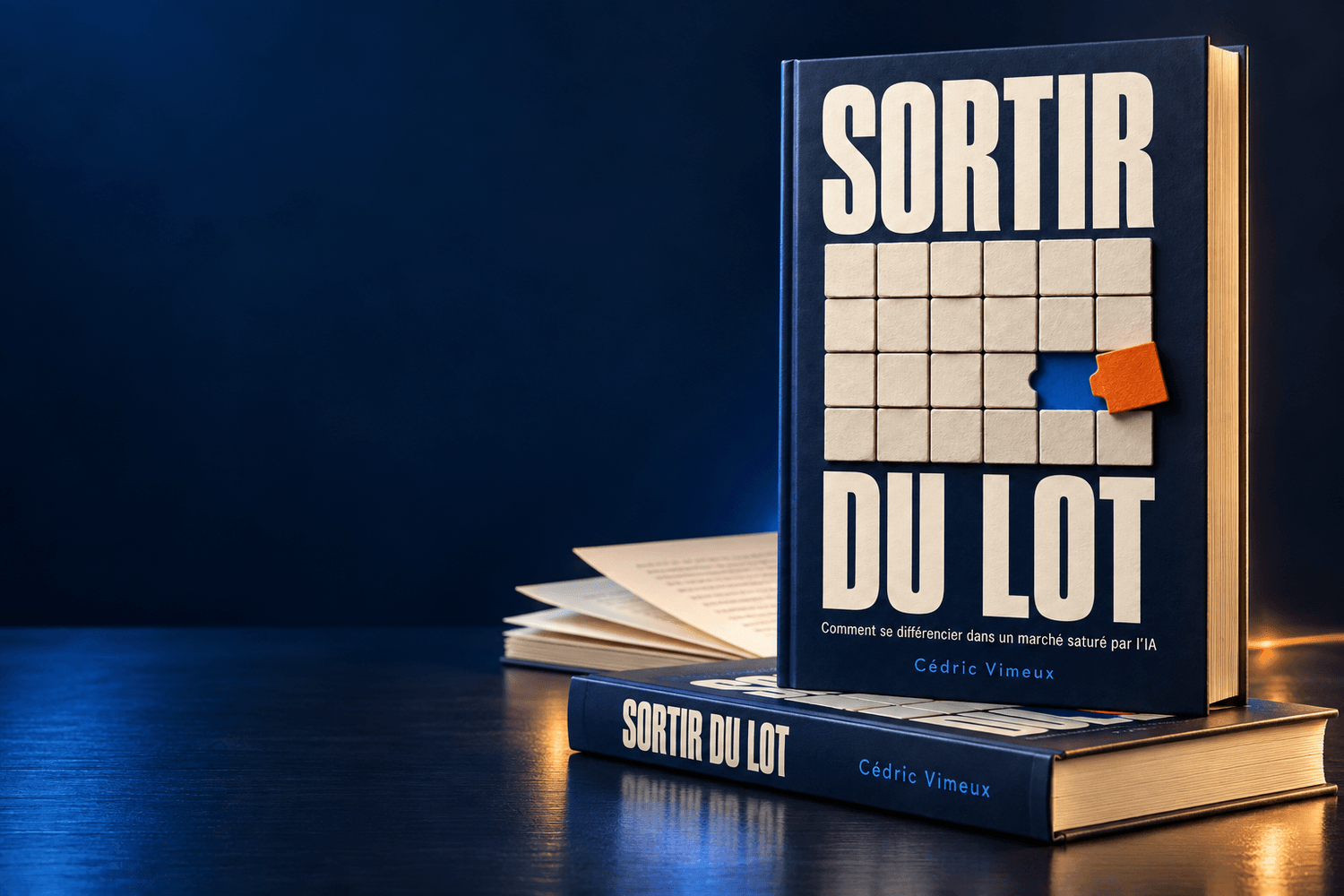 Le guide Sortir du lot présenté dans une scène produit premium.