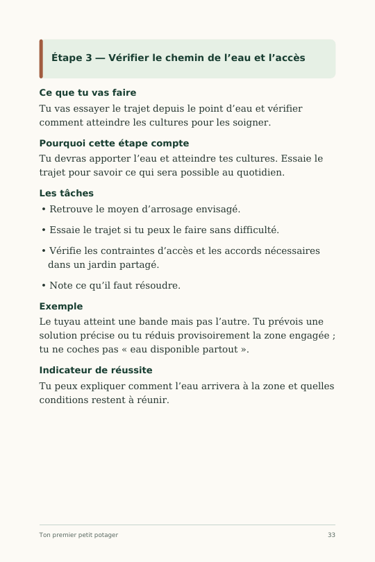 Extrait du guide Potager, page 33
