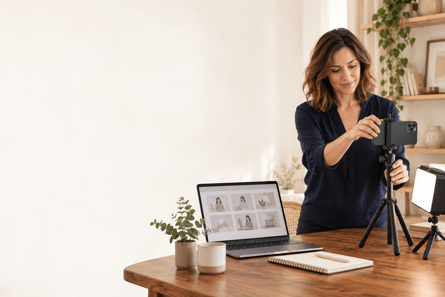 Illustration du cas fictif de Camille : création d’une formation vidéo au smartphone