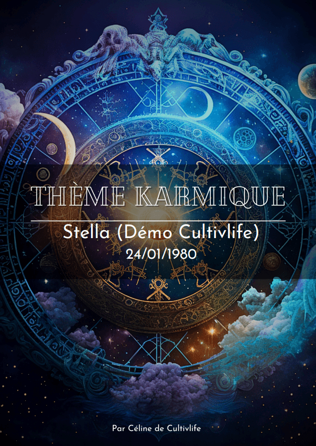 Thème Karmique Format PDF complet avec explication détaillée
