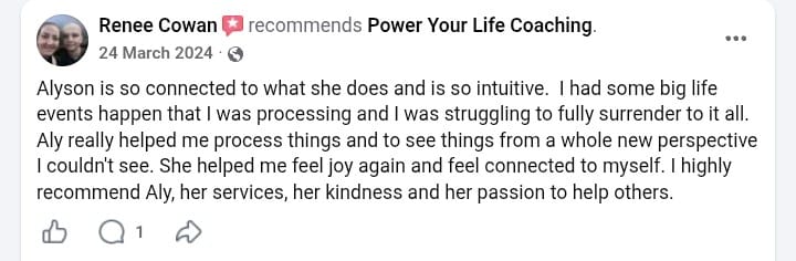 Michele Rogers Recommendation for Power Your Life Coaching
