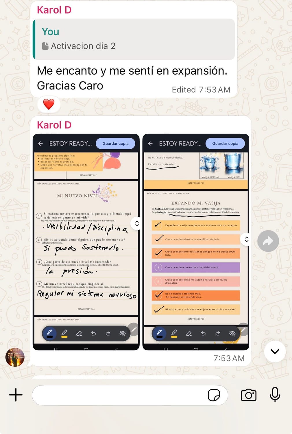 Testimonio real de una participante del reto