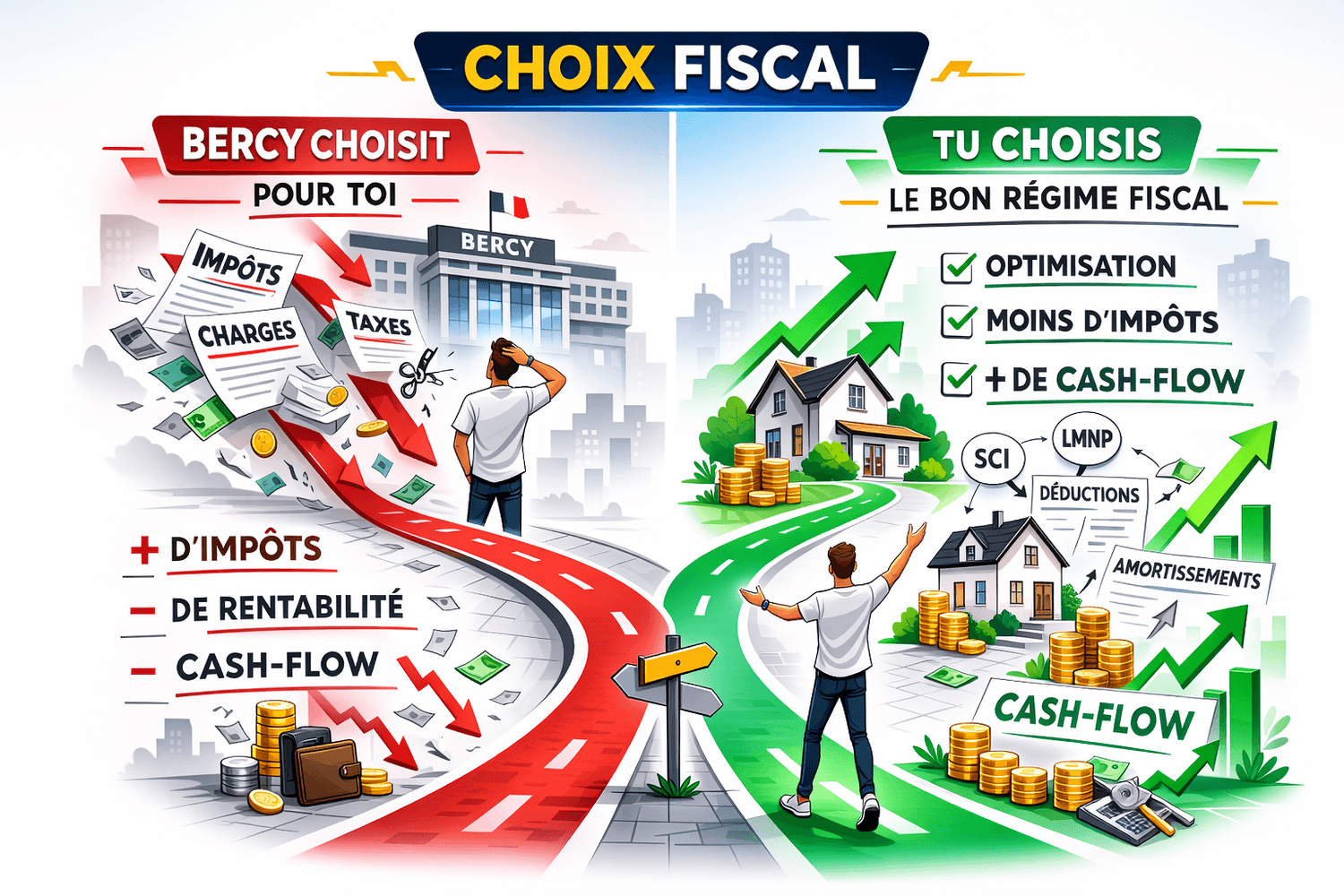 Choix fiscal : Bercy choisit pour toi ou tu choisis le bon régime