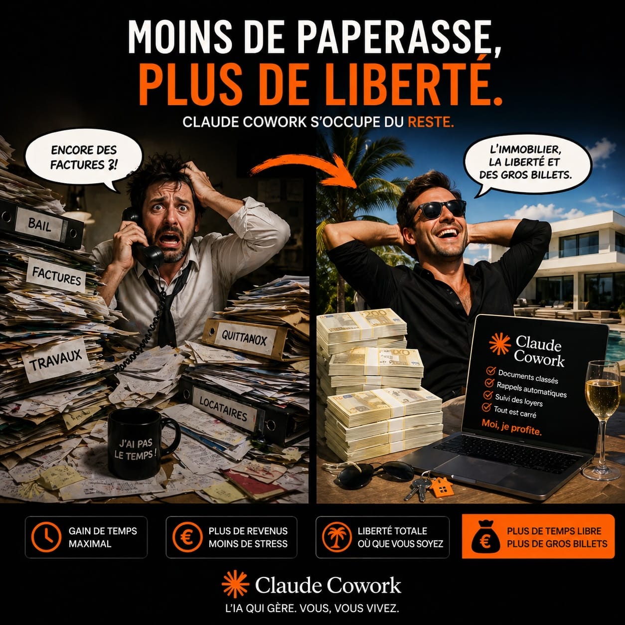 Claude Cowork bosse à ta place vs ChatGPT te répond