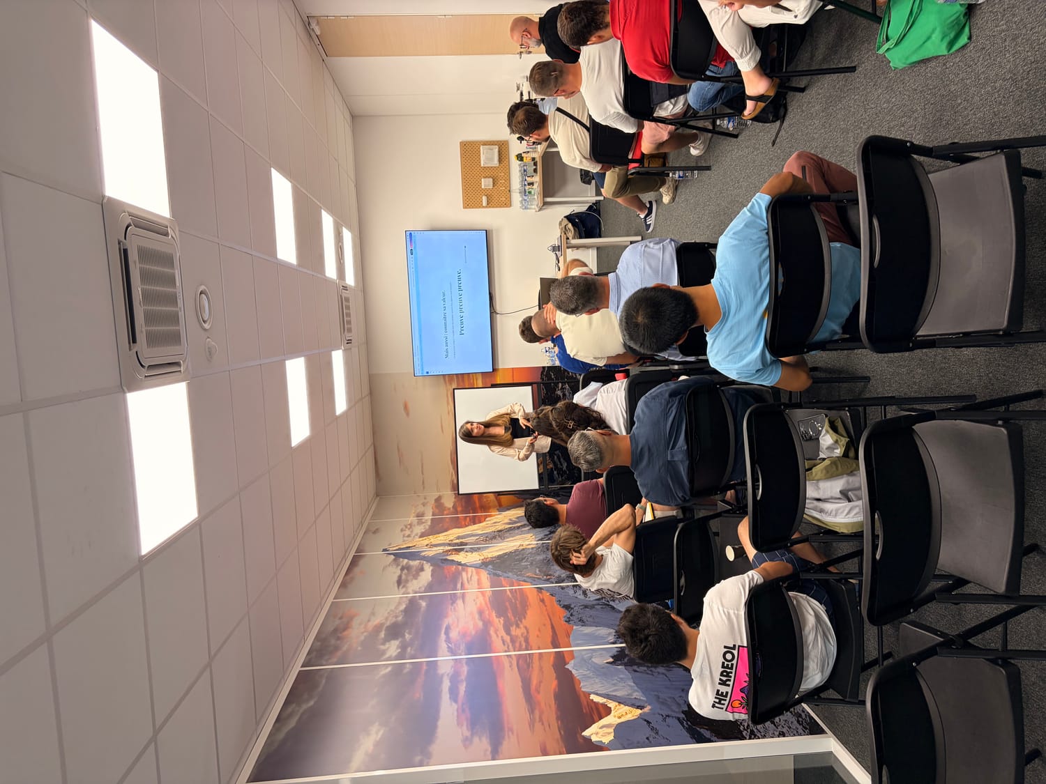 Présentation lors de l'événement du 18 juillet