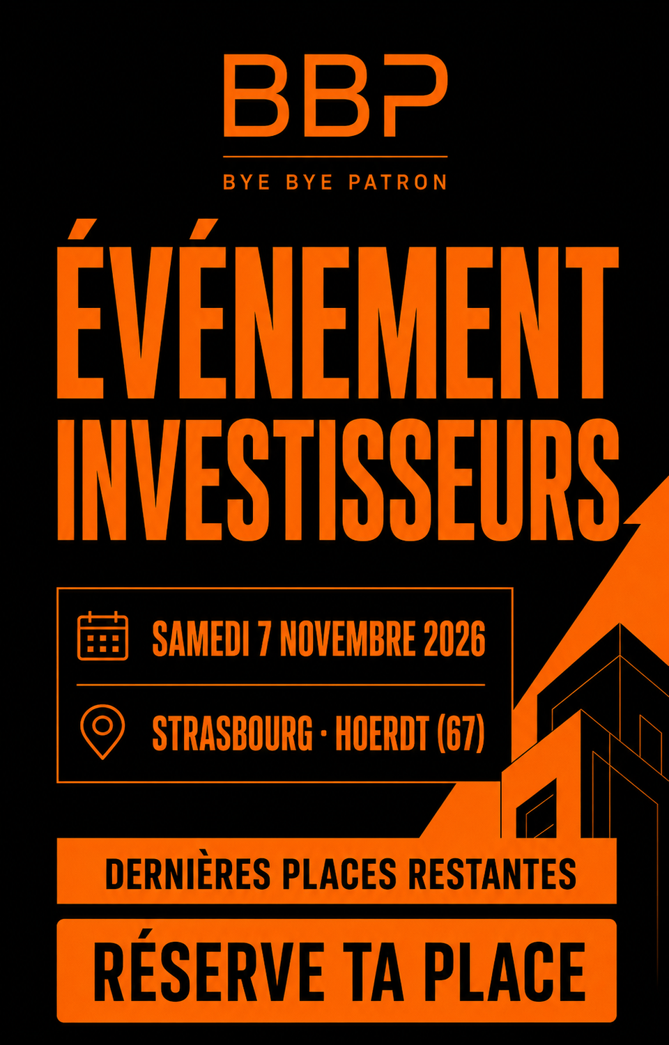Événement investisseurs du 7 novembre en Alsace