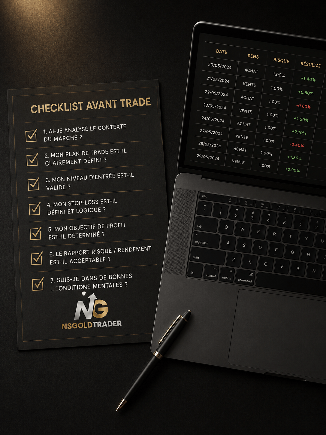 La checklist avant trade et la fiche de trade