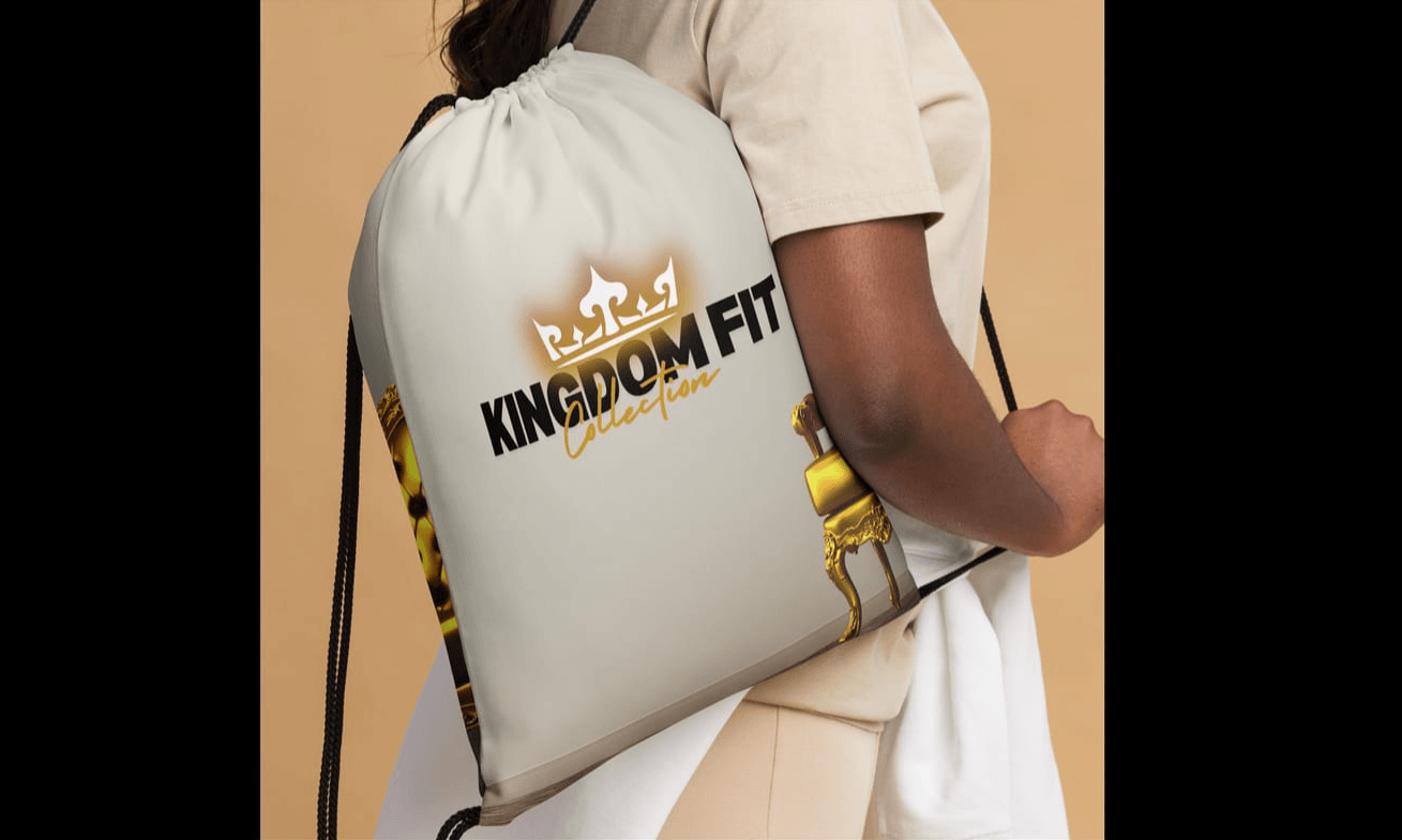 Signature Kingdom Fit Collection Drawstring bag