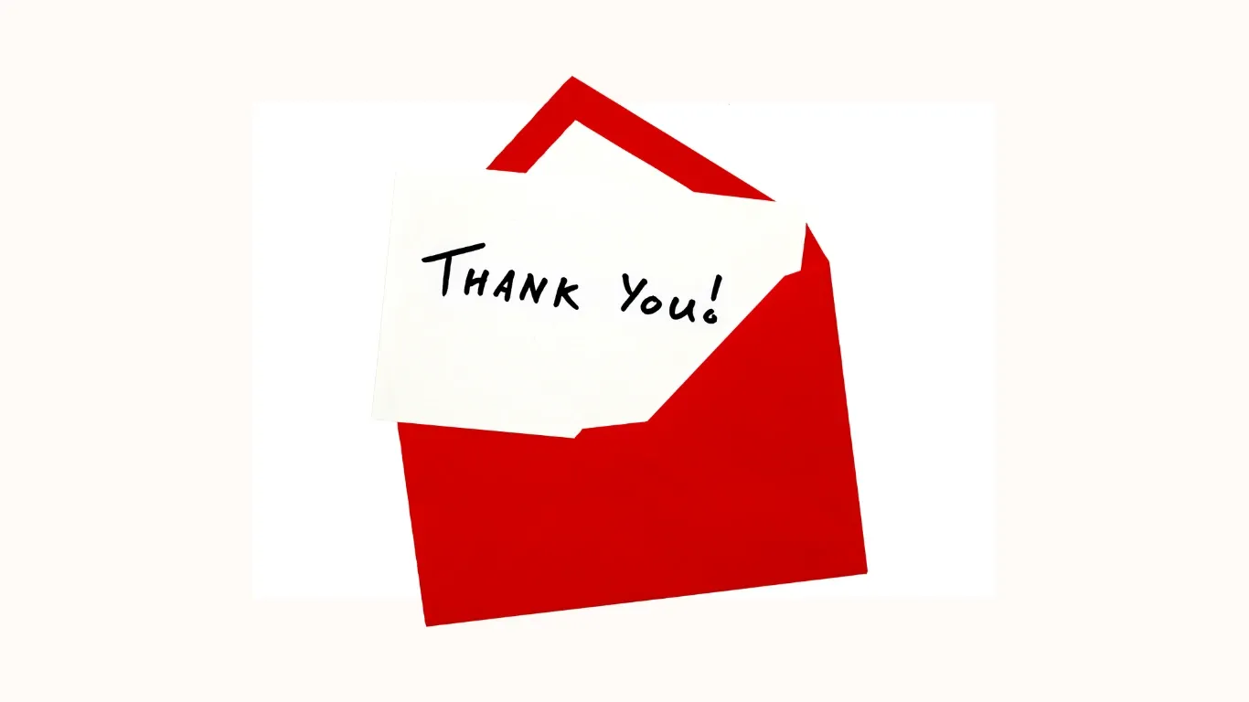 The Thank You Email