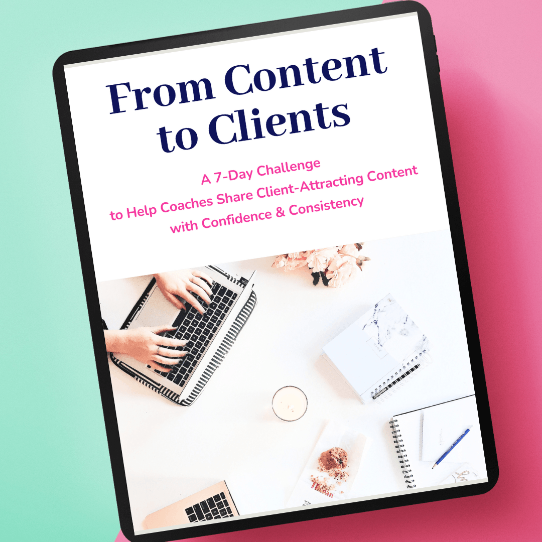 From Content to Clients 7-Day Challenge $17