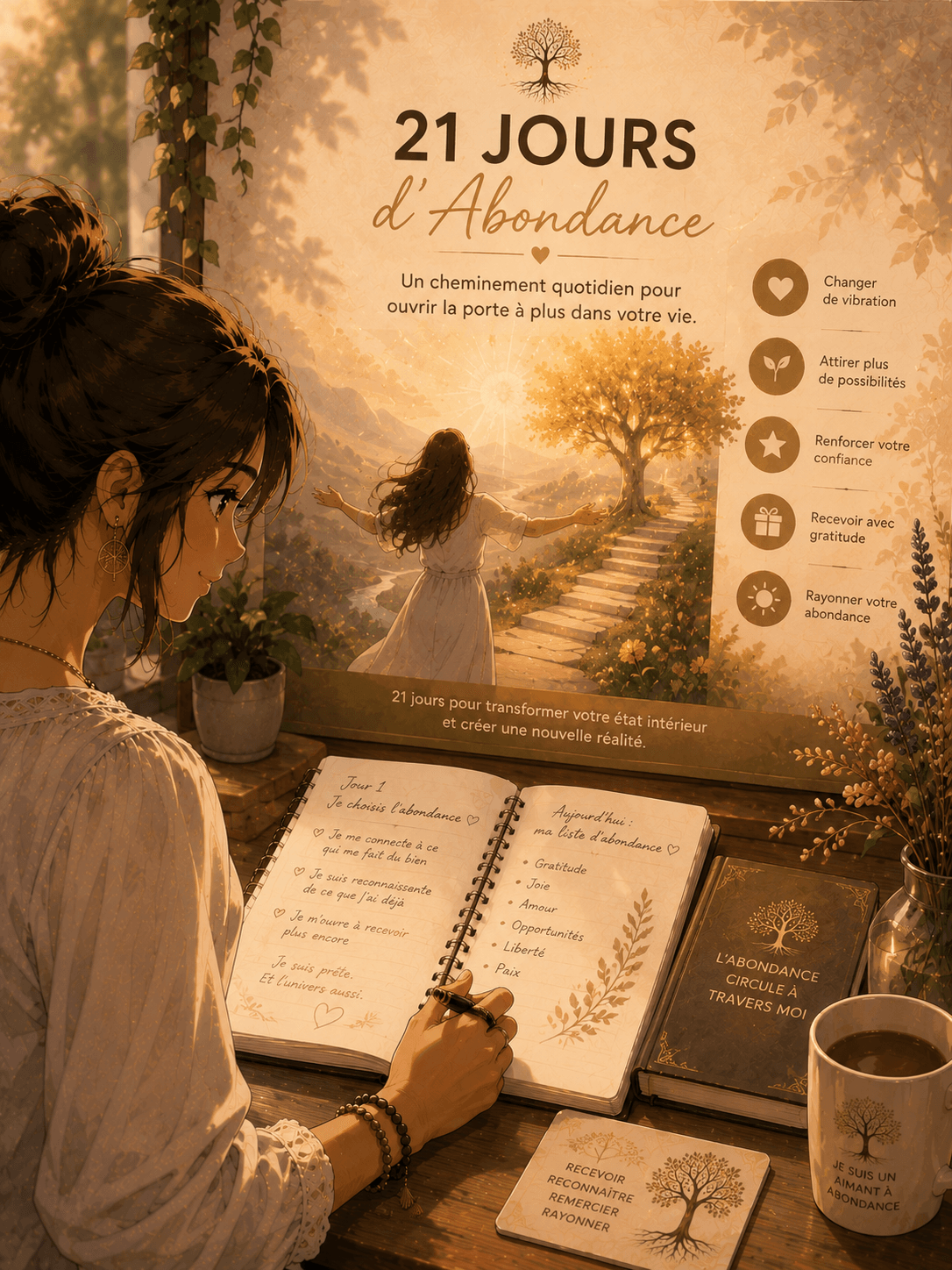 21 jours pour activer l'abondance