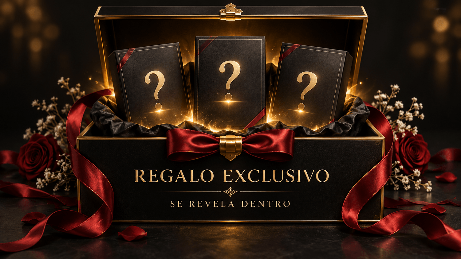 Mockup misterioso del Regalo Exclusivo de Alto Valor