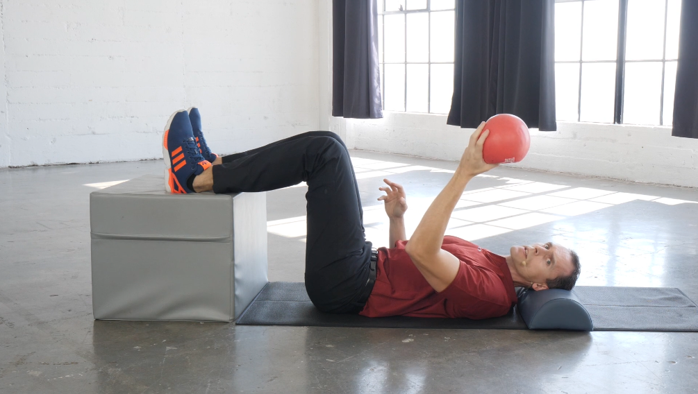 Exercise instruction video screenshot