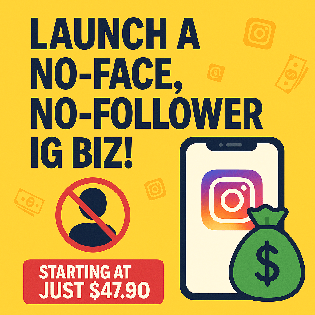 No Face, No Ads, No Followers Needed!