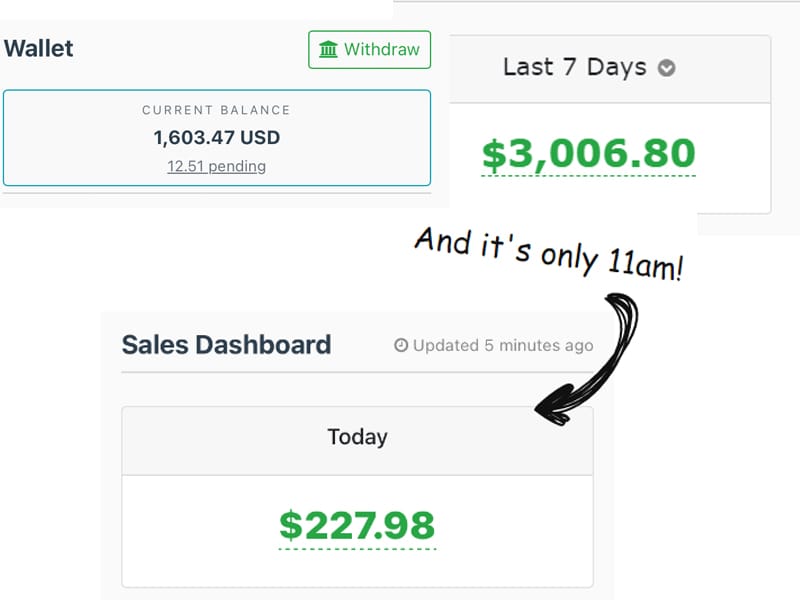 Sales montage