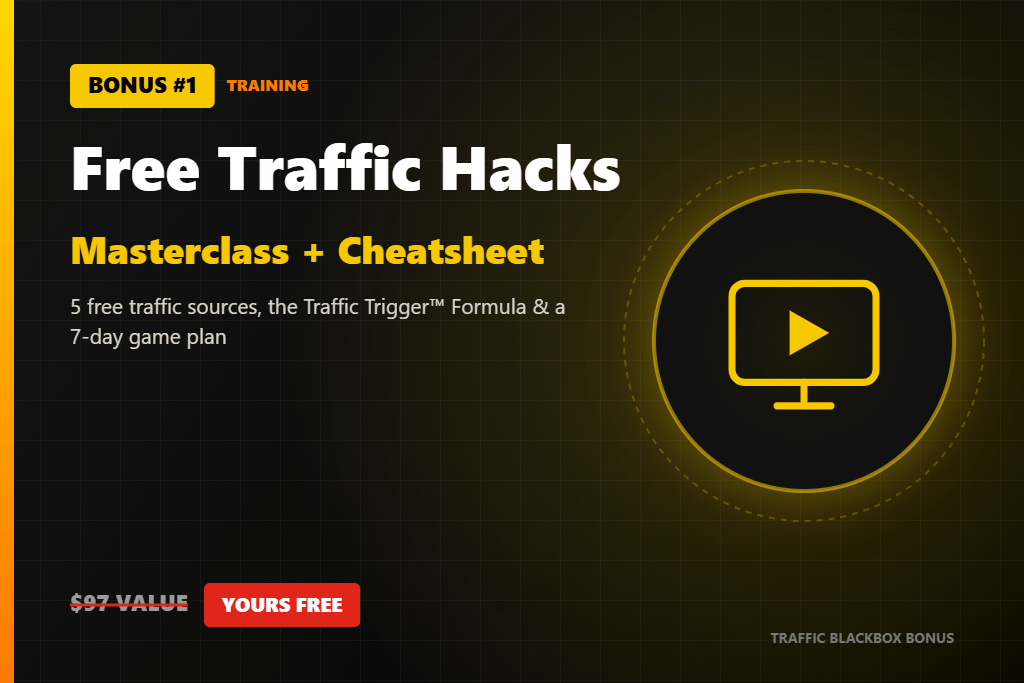 masterclass video training free traffic