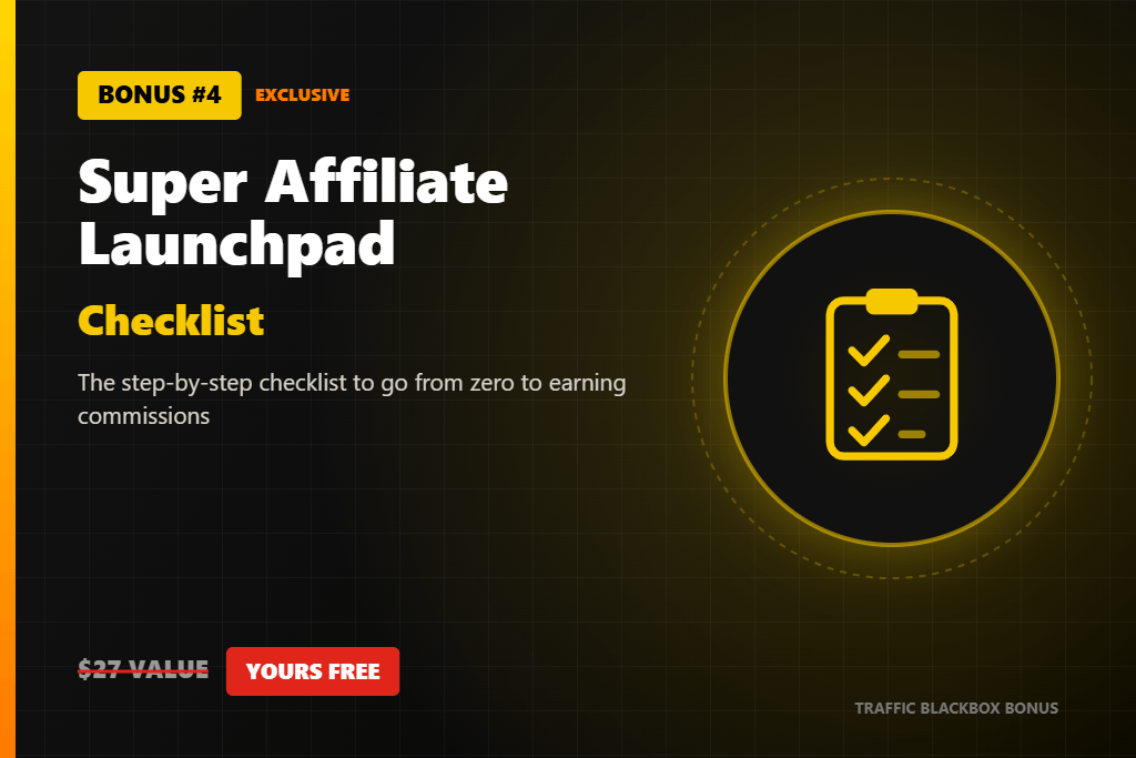 affiliate launch checklist clipboard rocket