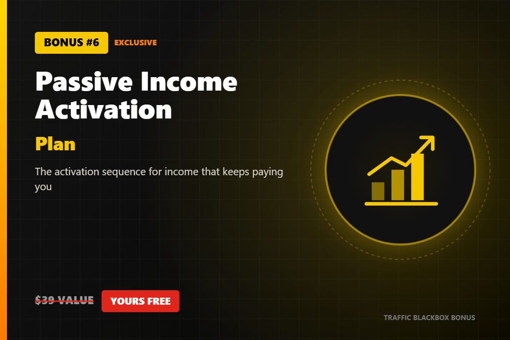passive income plan growing chart