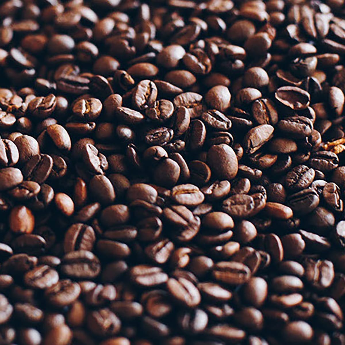 Coffee beans close-up – Cold Brew Coffee Lab premium beverage branding