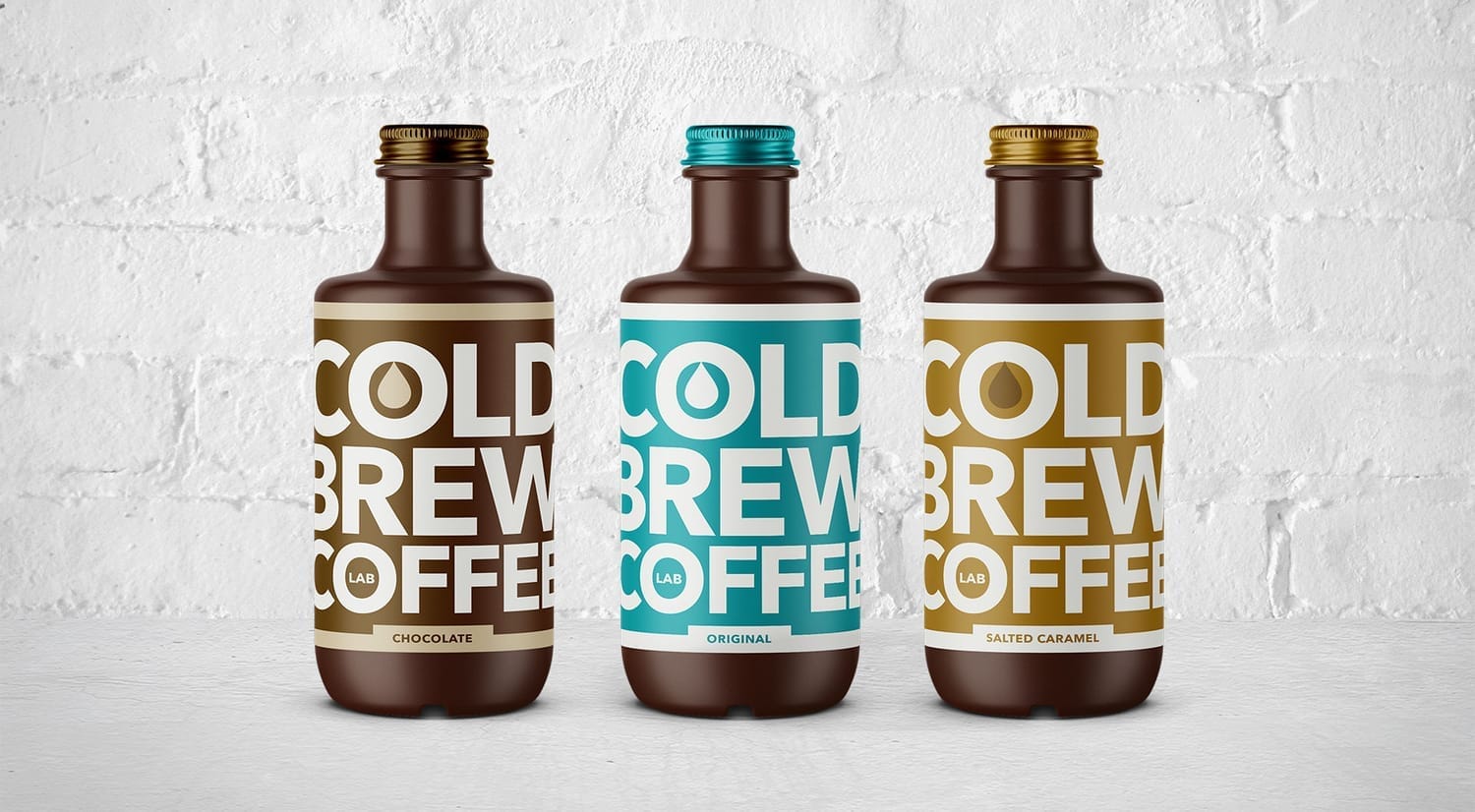 Cold Brew Coffee Lab range of flavours – FMCG beverage packaging design