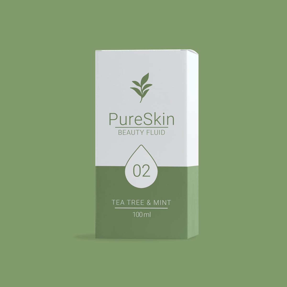 Pureskin Beauty Co box packaging - FMCG retail-ready design