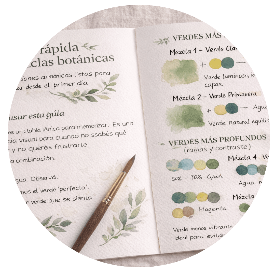 Guía rápida de mezclas botánicas