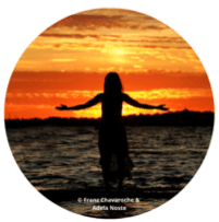 Une image contenant ciel, eau, silhouette, plein air    Description générée automatiquement