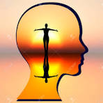 Trouvez Votre Paix Intérieure. Femme Faire Taire Son ...