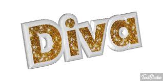 Diva Prénom Designs de logo en GIF animé