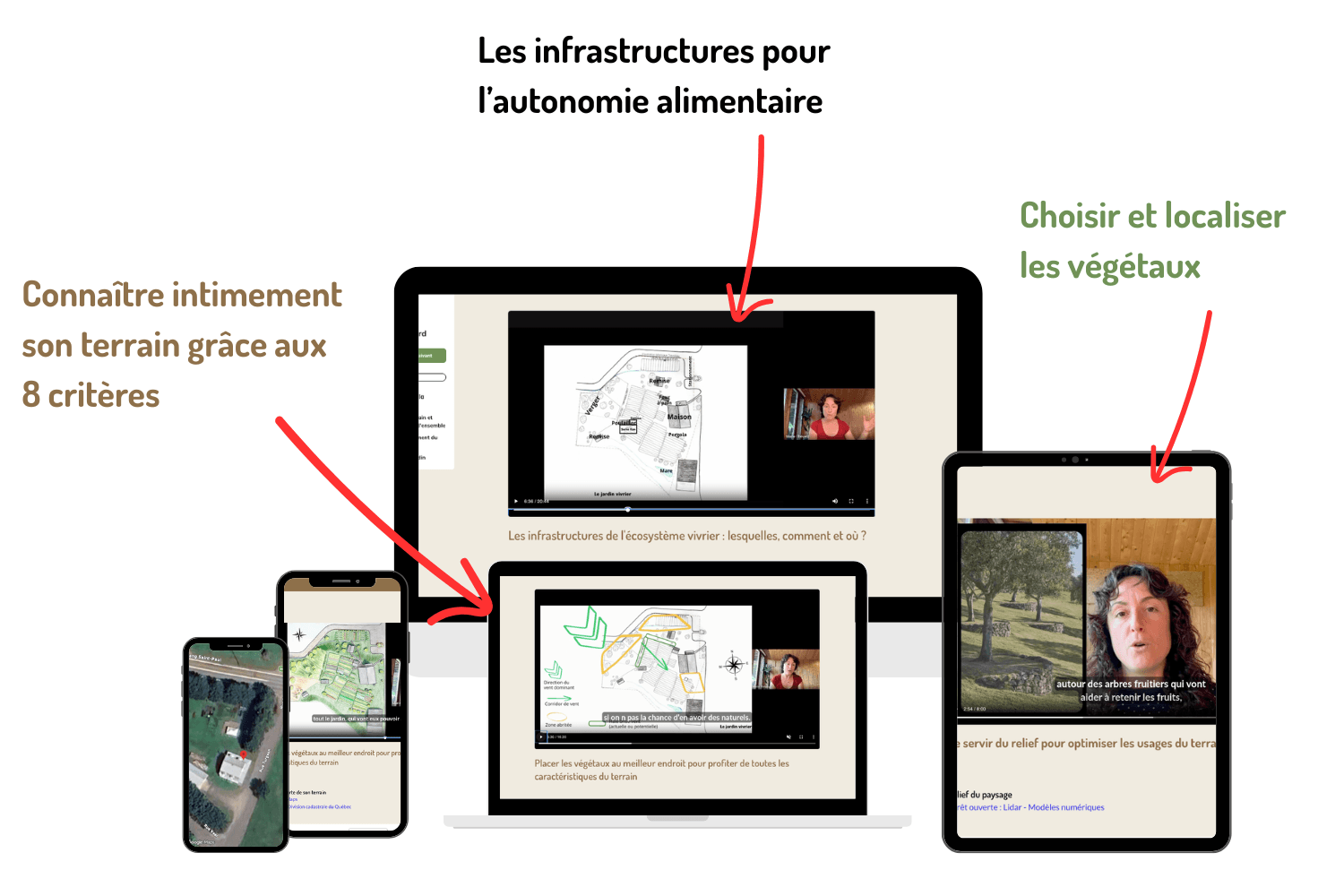 Modules vidéo de la formation Écosystème vivrier