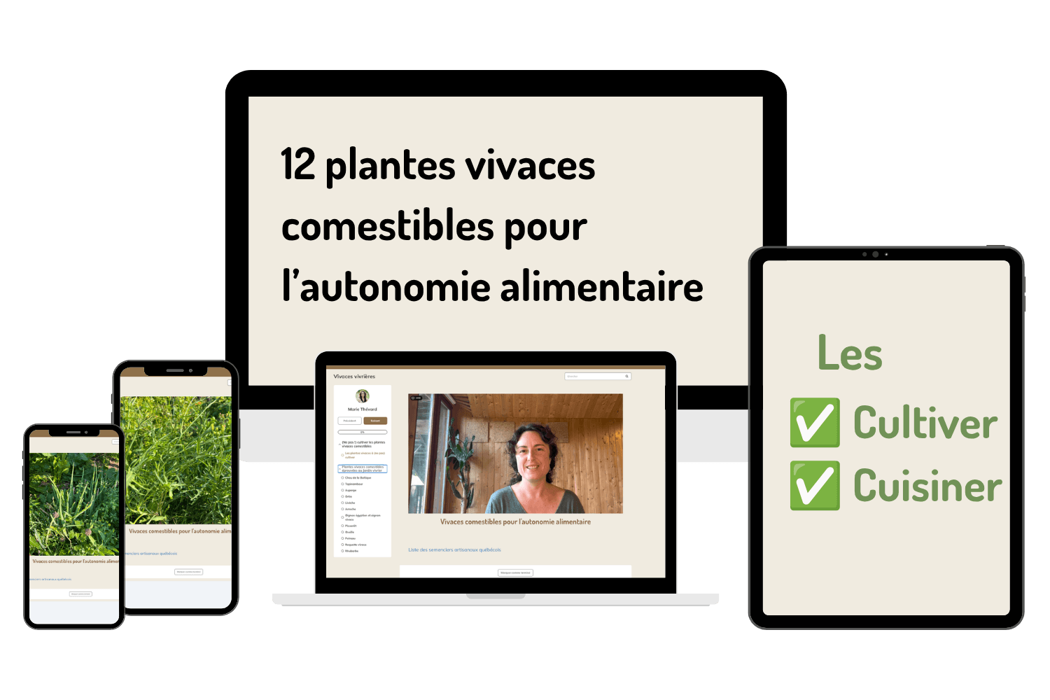 La formation 12 plantes vivaces comestibles pour l'autonomie alimentaire